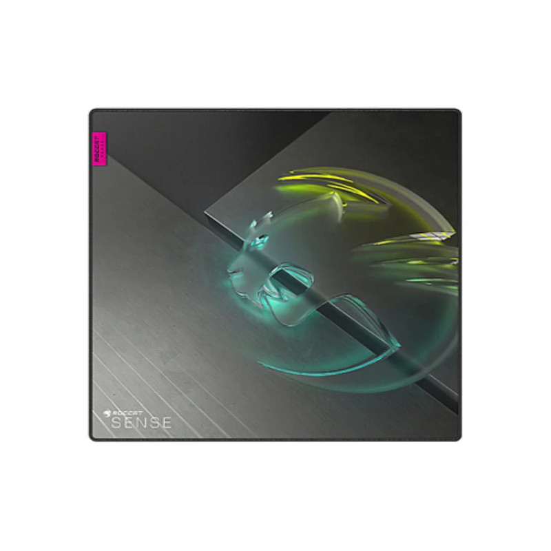 Roccat Sense Icon Square Mouse Pad - Black - حصيرة الفأرة